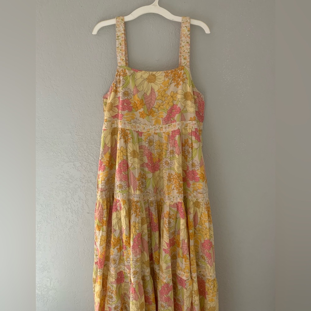 American Eagle M Boardwalk Floral Midi Dress